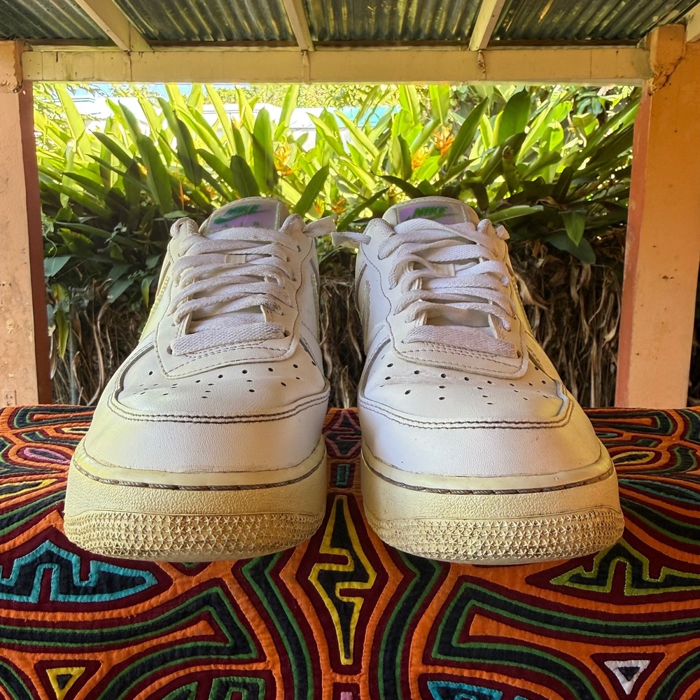 Nike Air Force 1 Low Iridescent Pixel Swoosh Sneakers Men Size 9 CV1699100 Shoes - Picture 2 of 8